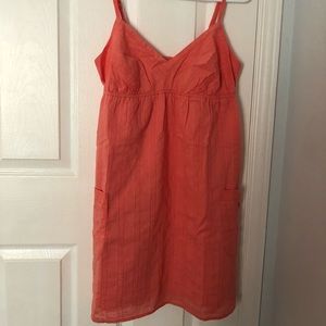 Peach summer dress